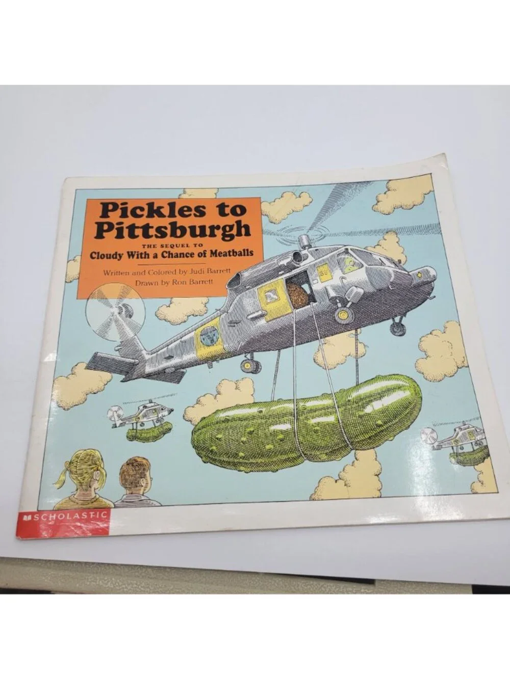 Cloudy w Meatballs & Pickles to Pittsburgh Lot of Books by Judi Barrett - BK024